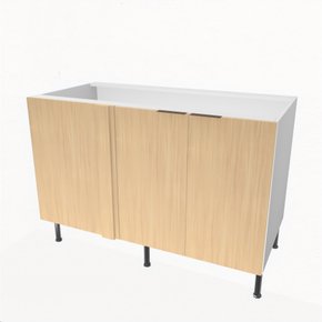 Módulo Balcão Canto Reto Cozinha 2 Porta 120cm