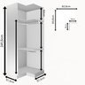 01 modulo armario canto l dormitorio 2 portas