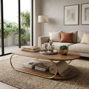 Mesa De Centro Essenza Jequitibá Laminado